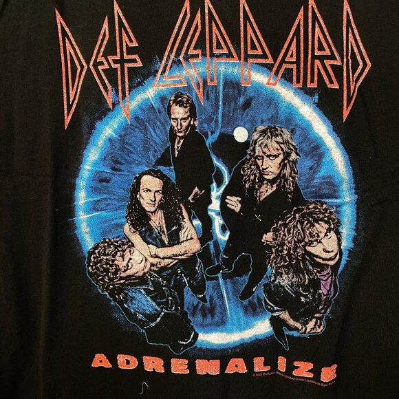Def Leppard Adrenalize Album Rock Band T-Shirt Size Small - Picture 2 of 5